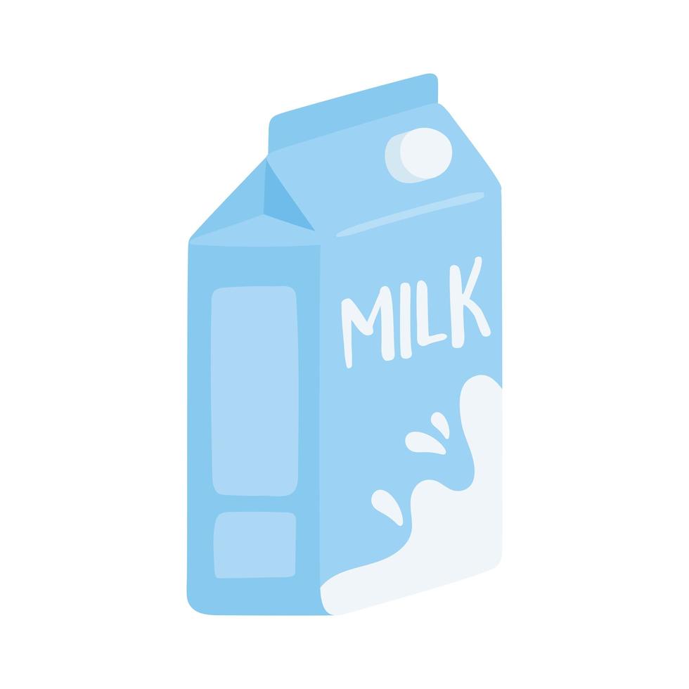 box of milk drink vector