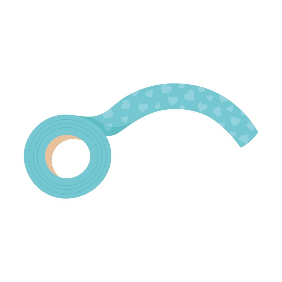 decorative roll adhesive tape vector