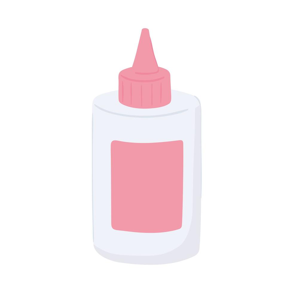 bottle of glue vector