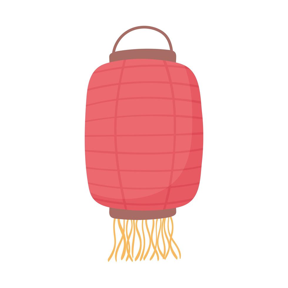 japanese lantern decoration vector