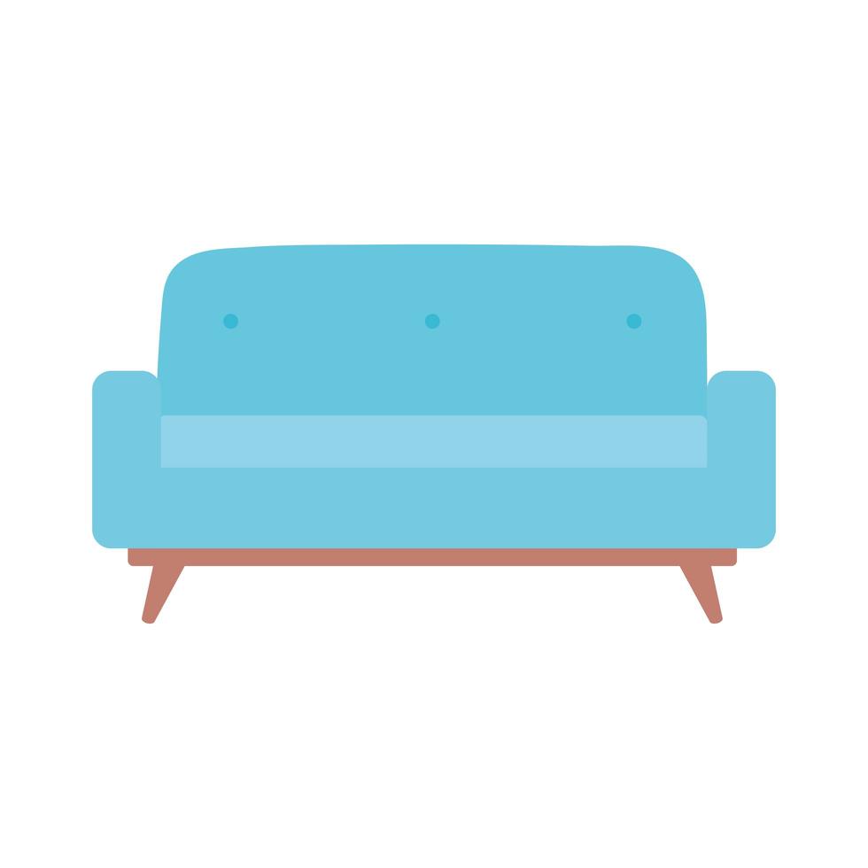 sofa furniture comfort vector