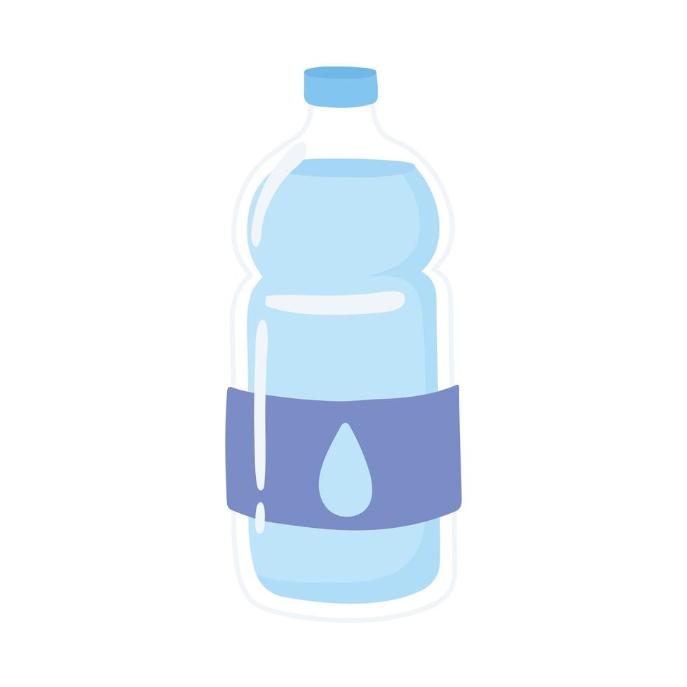 bottle of water drink vector