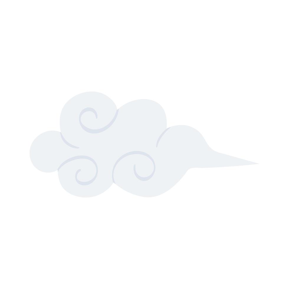 oriental cloud decoration vector