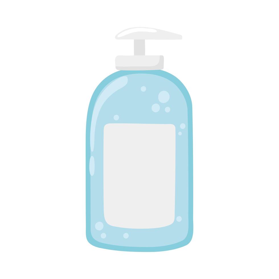 bottle of soap cleaner vector