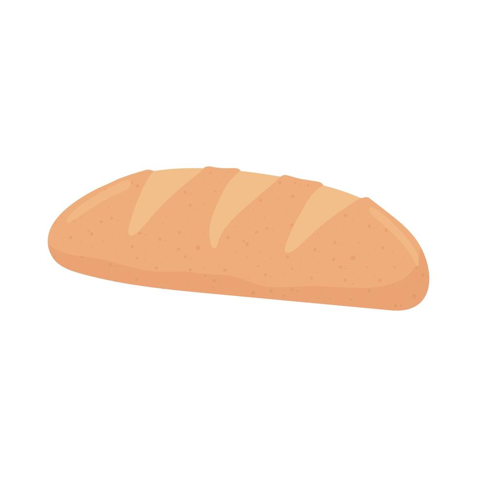 whole bread food vector