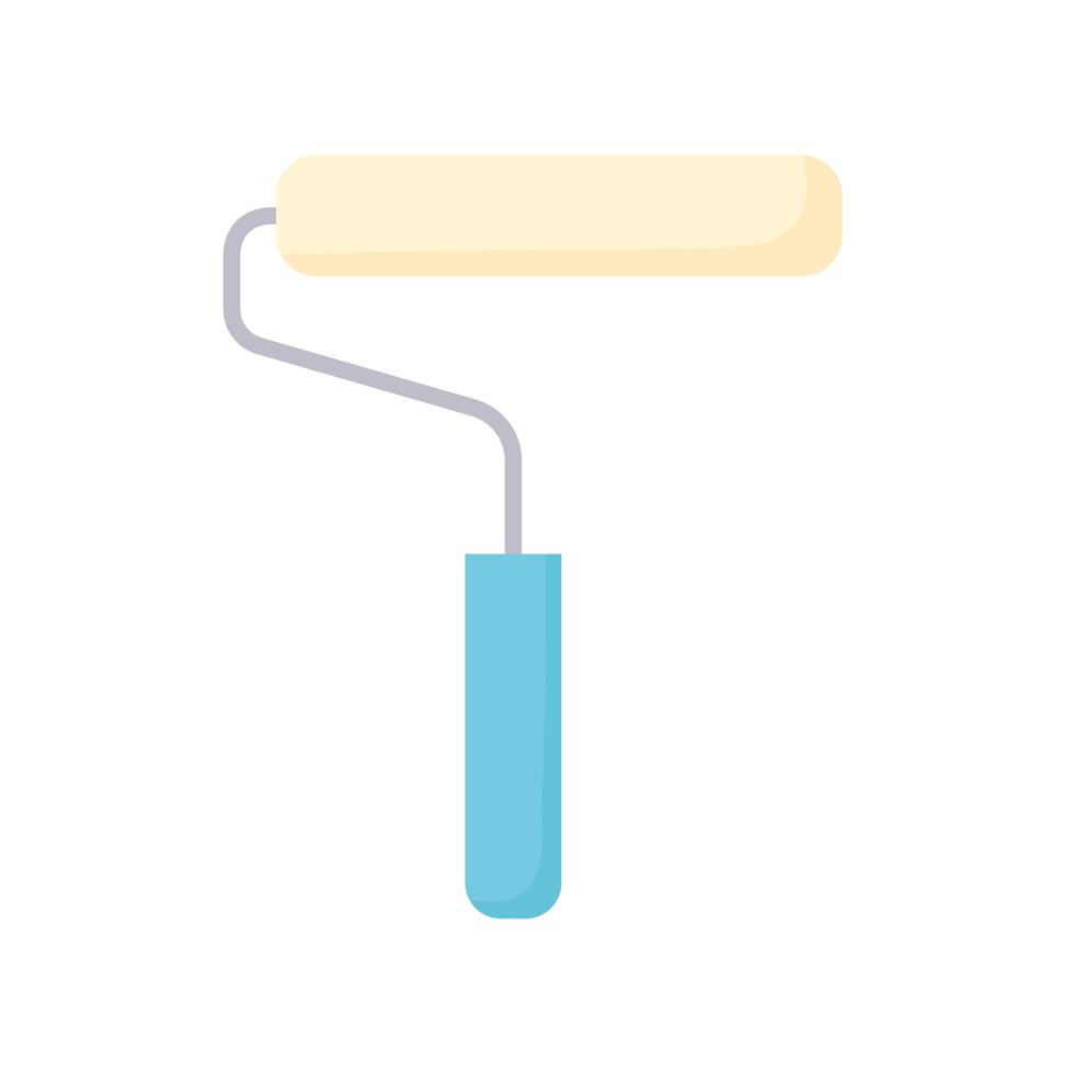 roller paint tool vector