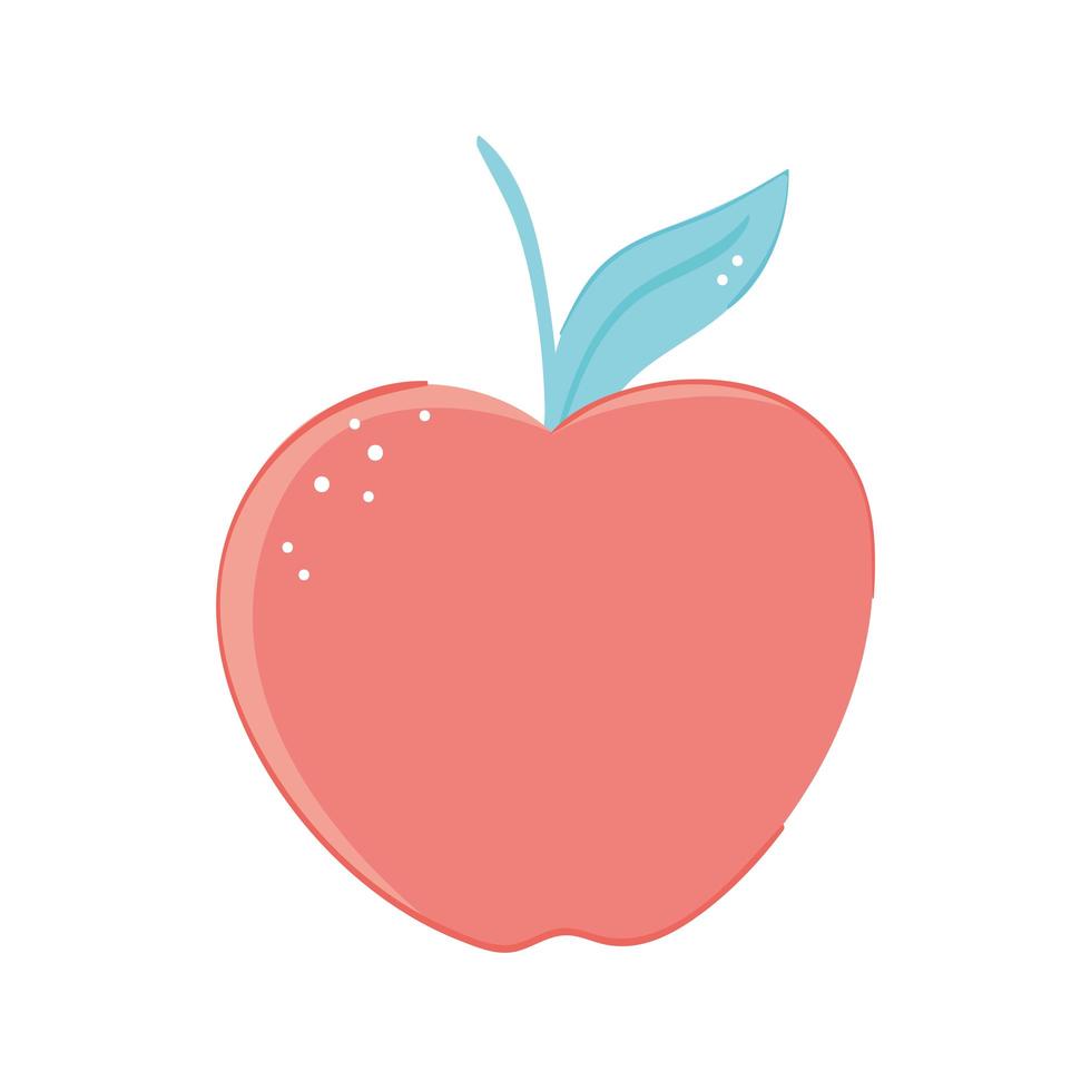 apple fruit icon vector