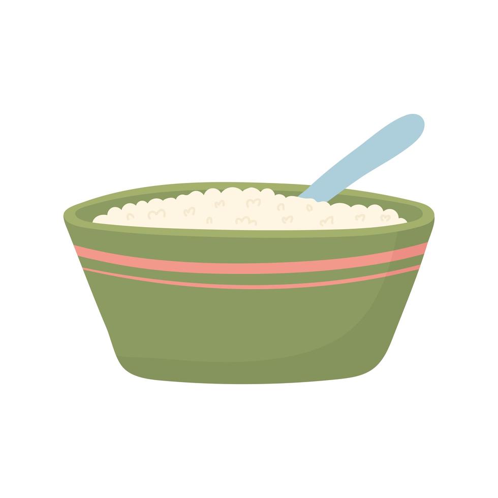 bowl of cream product vector