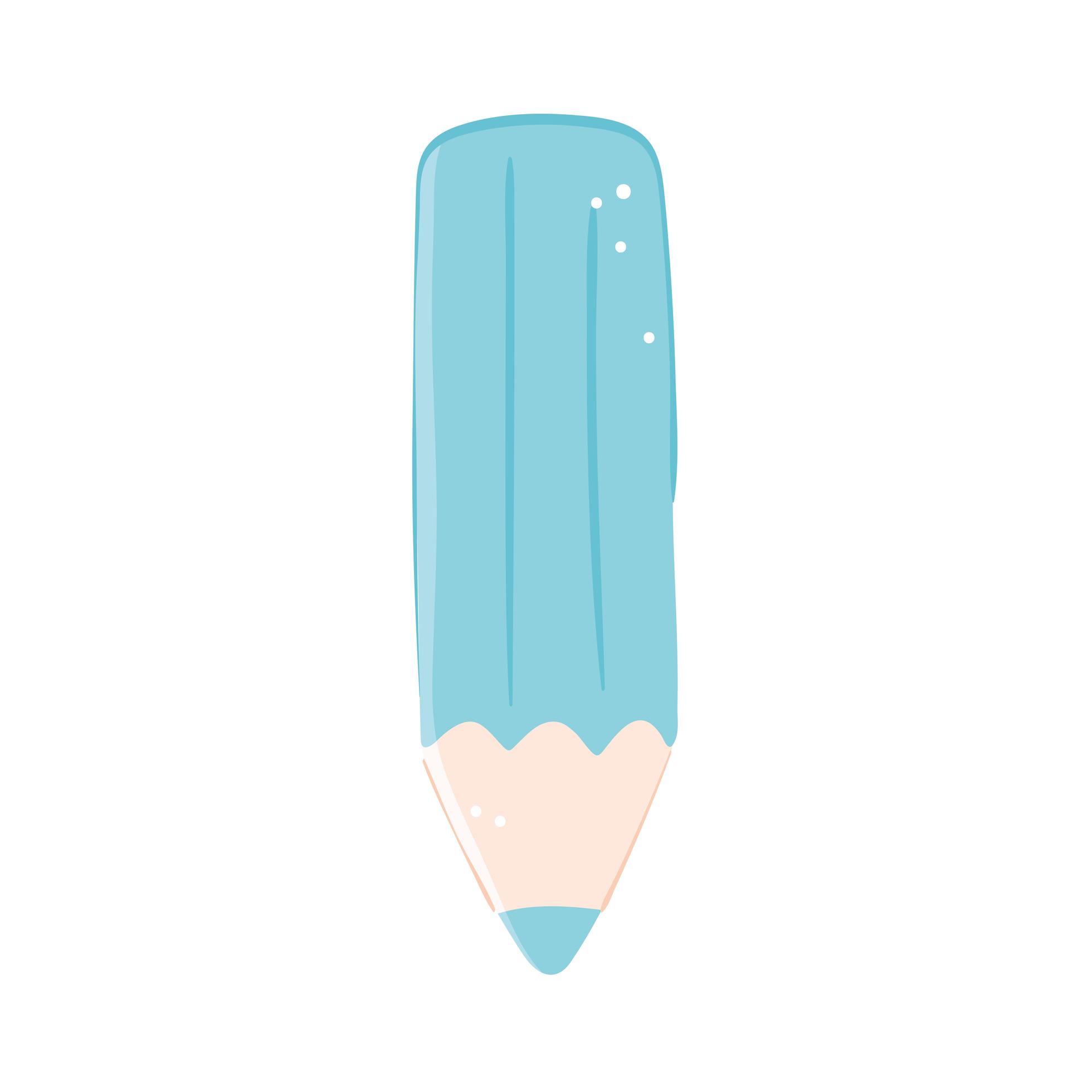 blue pencil color 3625400 Vector Art at Vecteezy