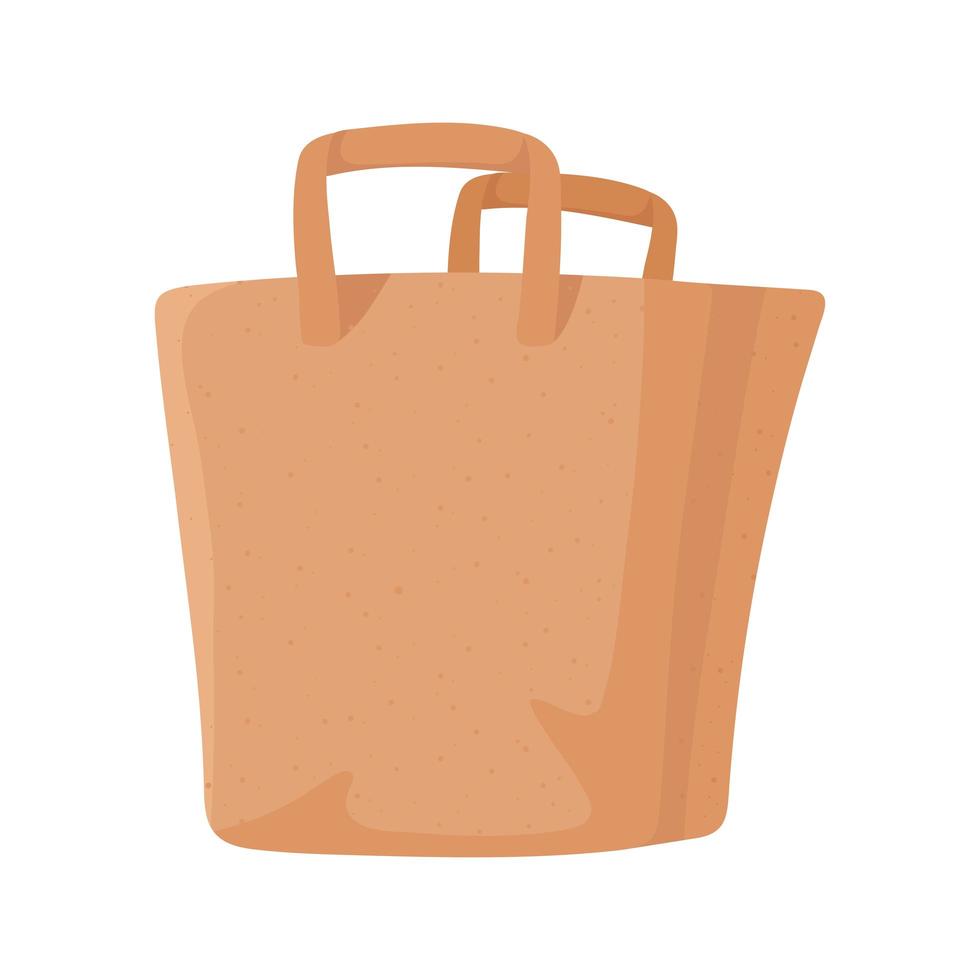 bolsa de comida de compras vector