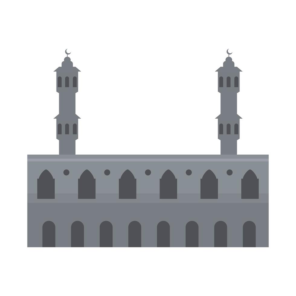 mezquita musulmana sagrada vector