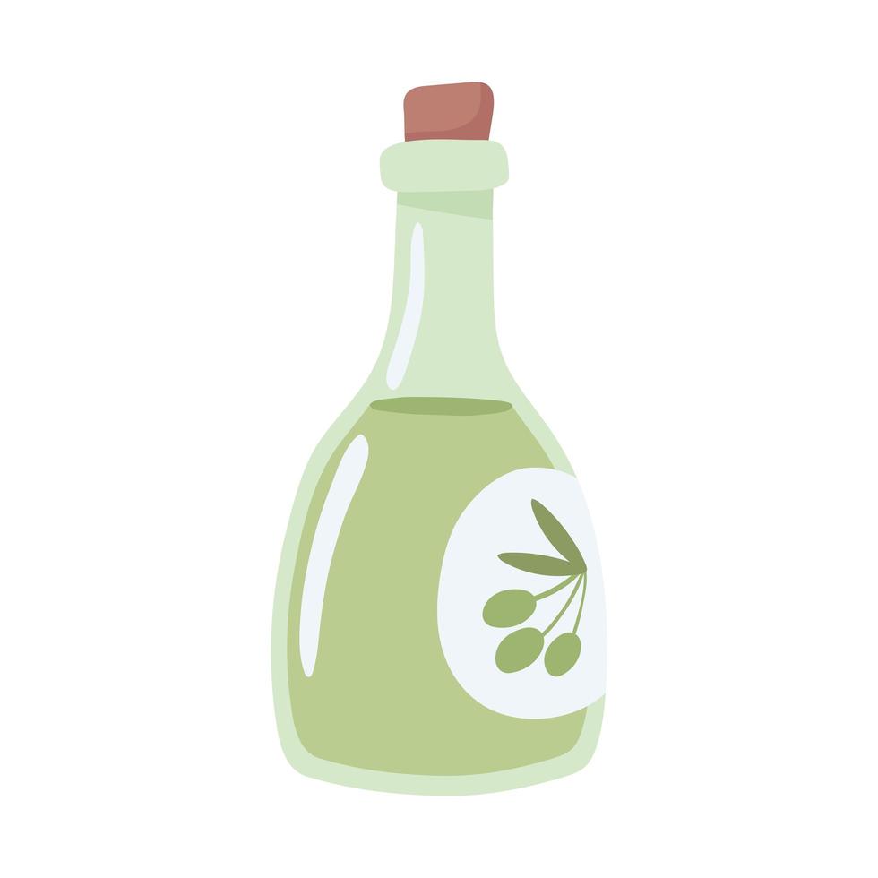 olive oil bottle vector