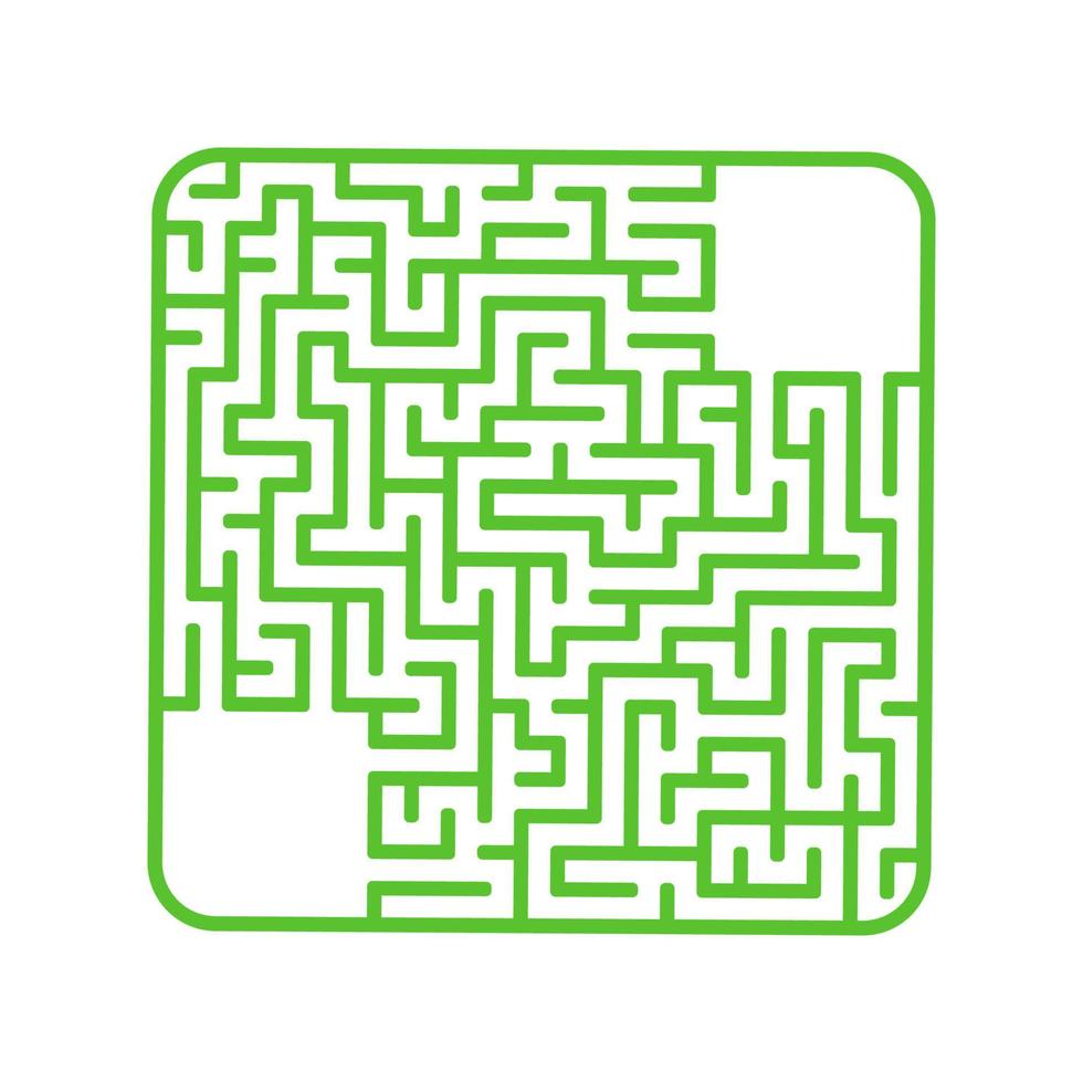 Abstact labyrinth. Game for kids. Puzzle for children. Maze conundrum. Color vector illustration.