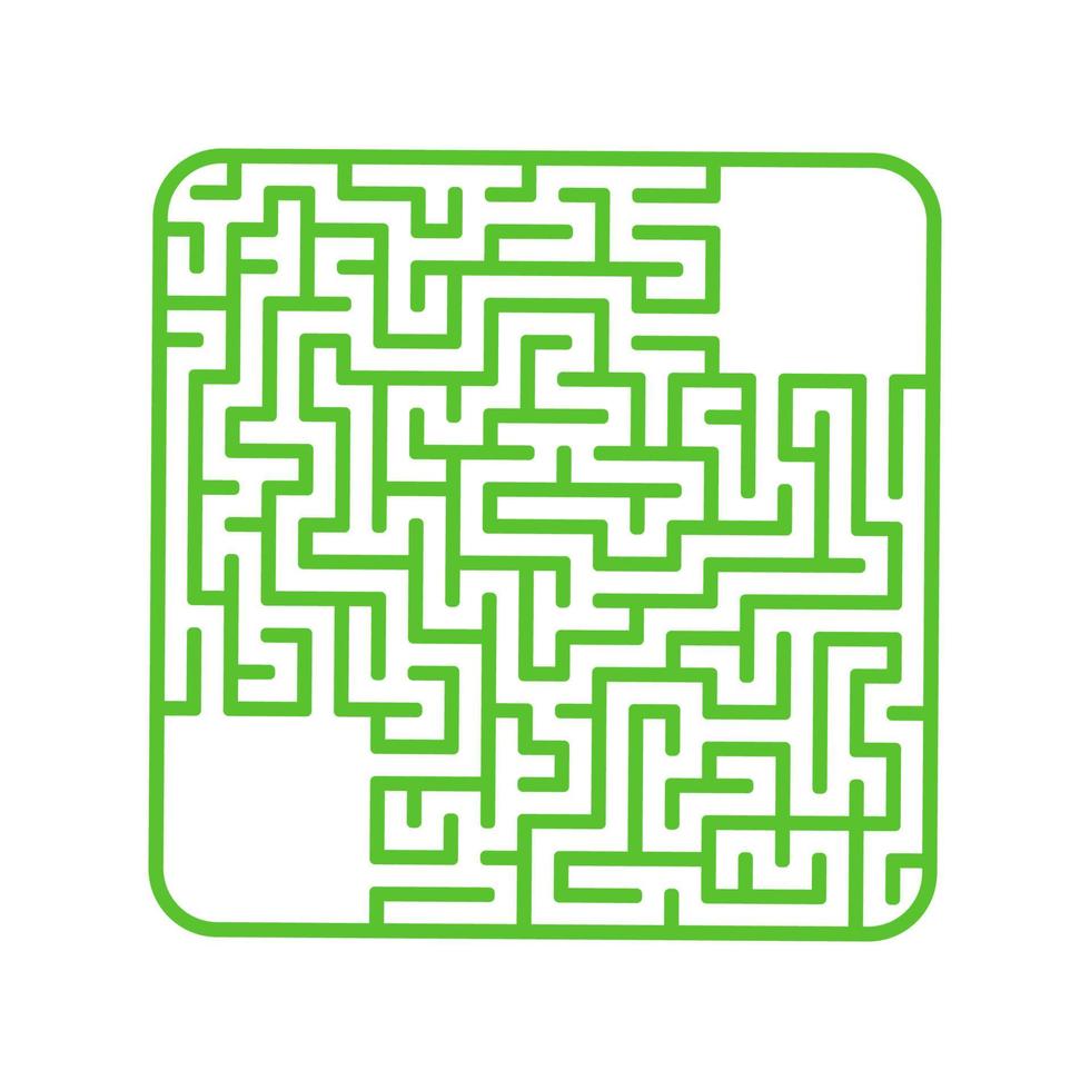 Abstact labyrinth. Game for kids. Puzzle for children. Maze conundrum. Color vector illustration.