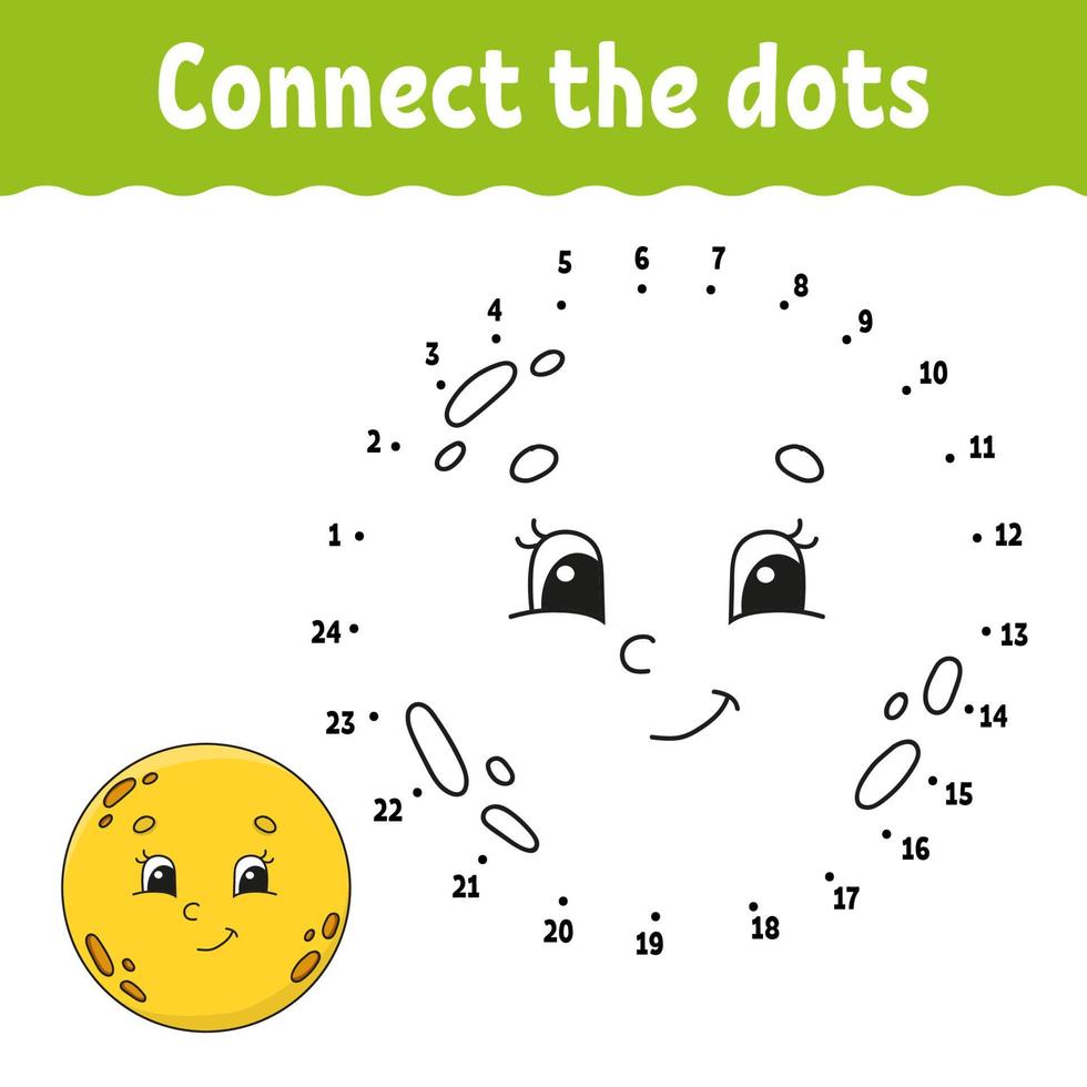 Dot to dot. Draw a line. Handwriting practice. Learning numbers for kids. Education developing worksheet. Activity page. Game for toddler and preschoolers. Isolated vector illustration. Cartoon style.