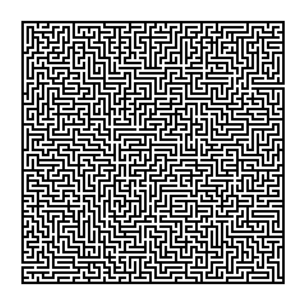 Abstract labyrinth. Game for kids. Puzzle for children. Maze conundrum. Vector illustration.