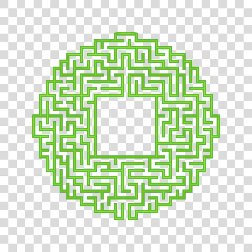 Abstact labyrinth. Game for kids. Puzzle for children. Maze conundrum. Vector illustration