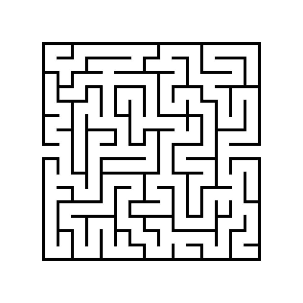 Abstact labyrinth. Game for kids. Puzzle for children. Maze conundrum. Vector illustration