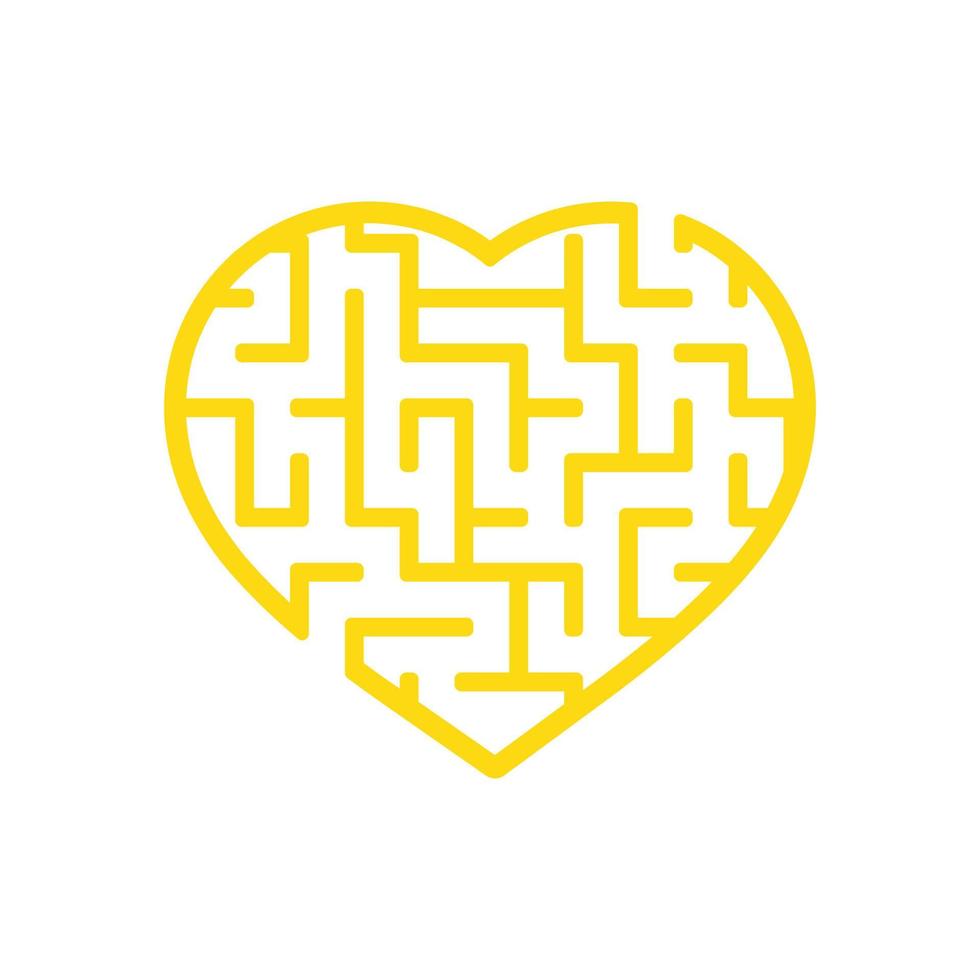 Abstact labyrinth. Game for kids. Puzzle for children. Maze conundrum. Color vector illustration.