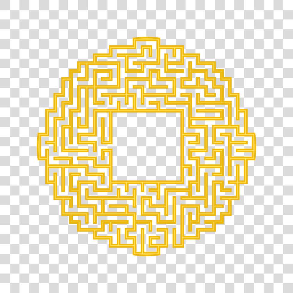 Abstact labyrinth. Game for kids. Puzzle for children. Maze conundrum. Vector illustration