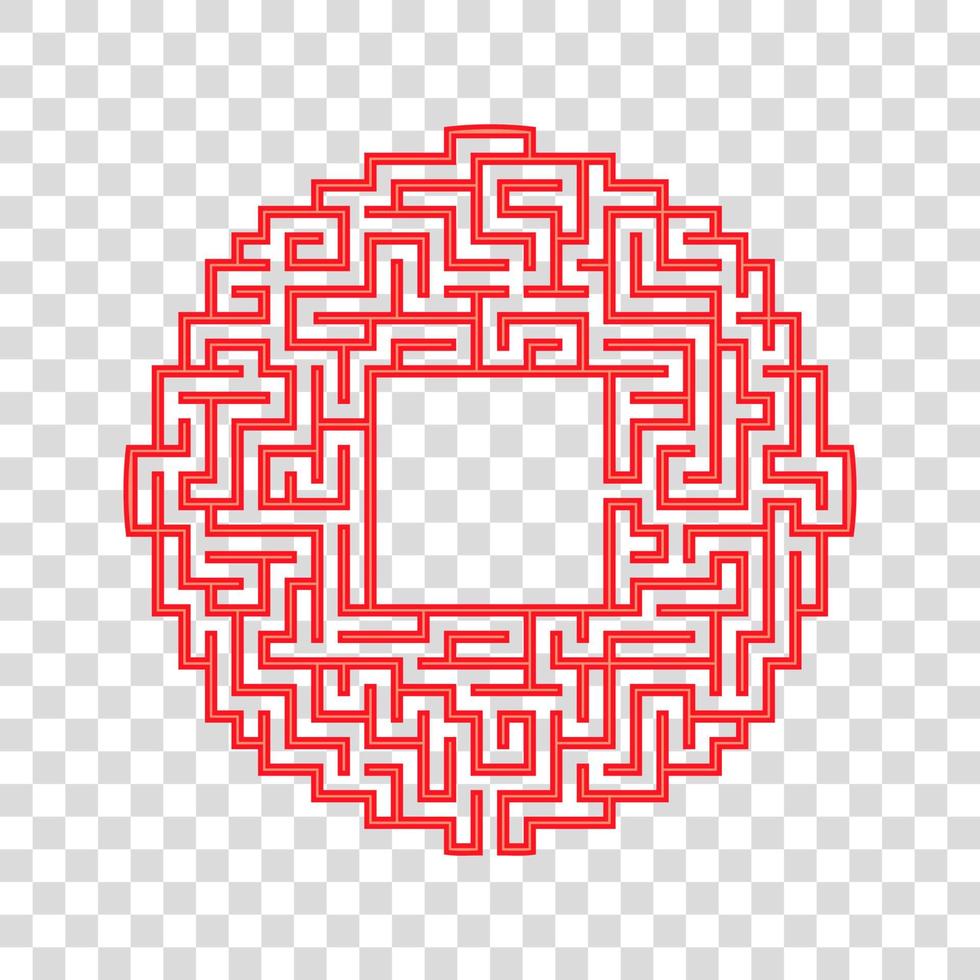 Abstact labyrinth. Game for kids. Puzzle for children. Maze conundrum. Vector illustration
