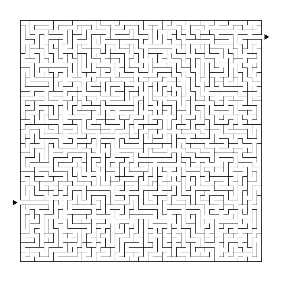 Abstract labyrinth. Game for kids. Puzzle for children. Maze conundrum. Vector illustration.