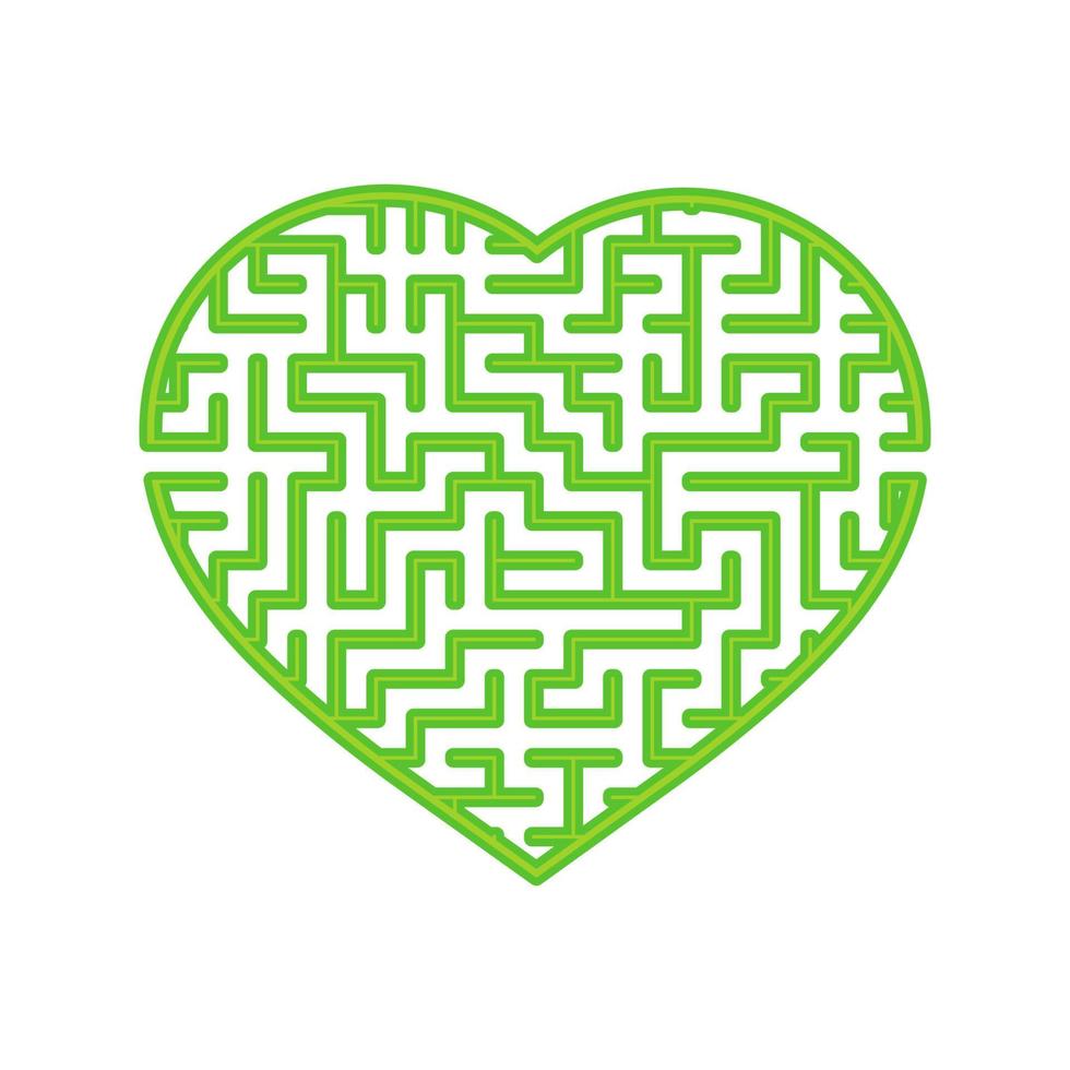 Abstact labyrinth. Game for kids. Puzzle for children. Maze conundrum. Vector illustration