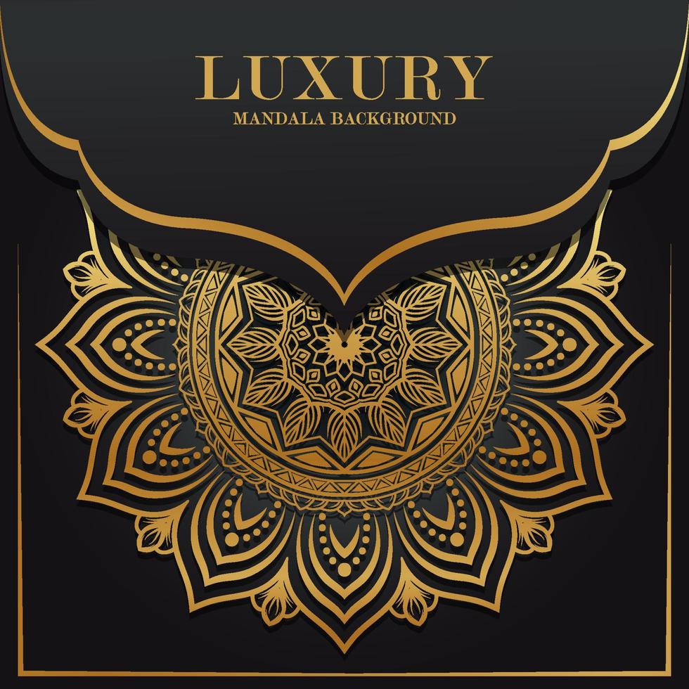ornament luxury mandala background vector