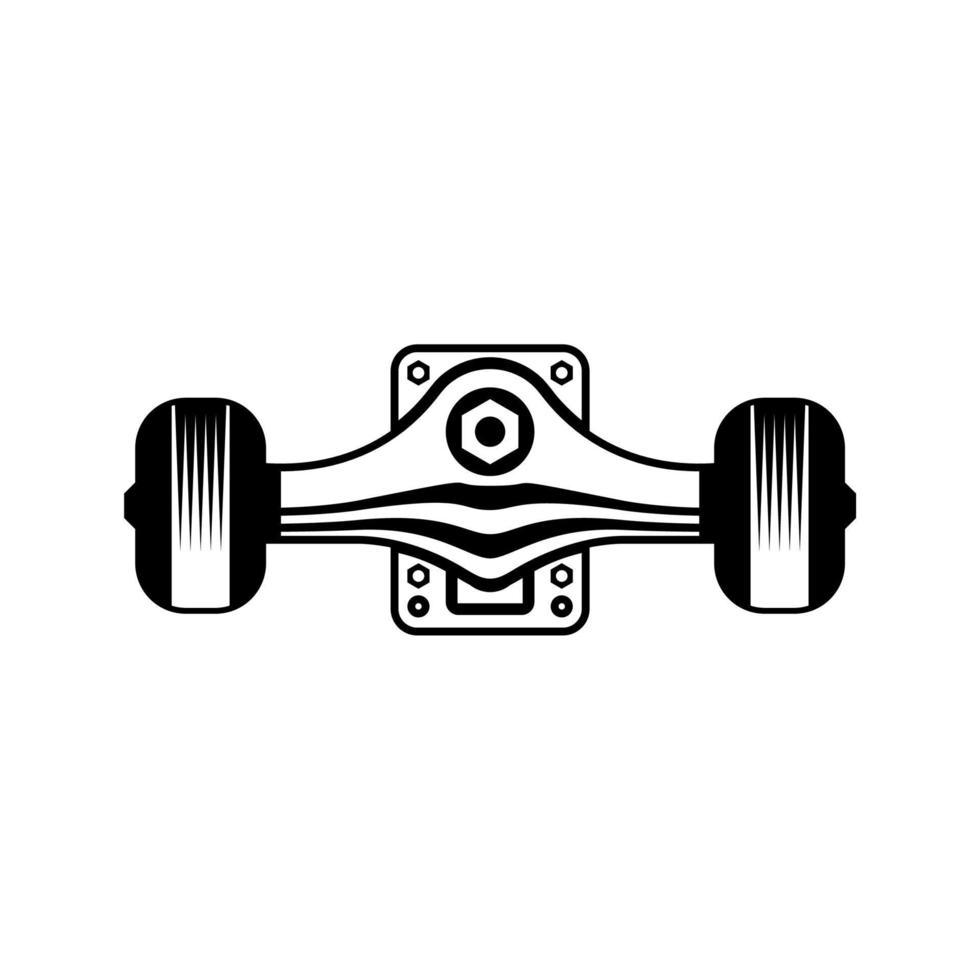 Skateboard Wheels Pair Composition vector