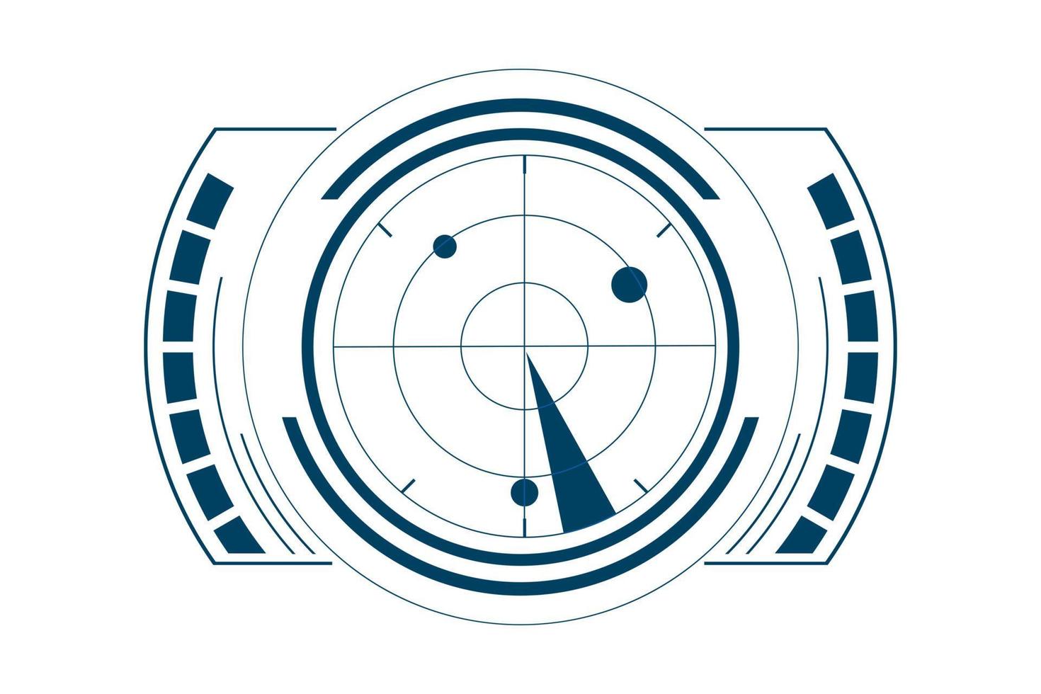 HUD Radar Interface Composition vector