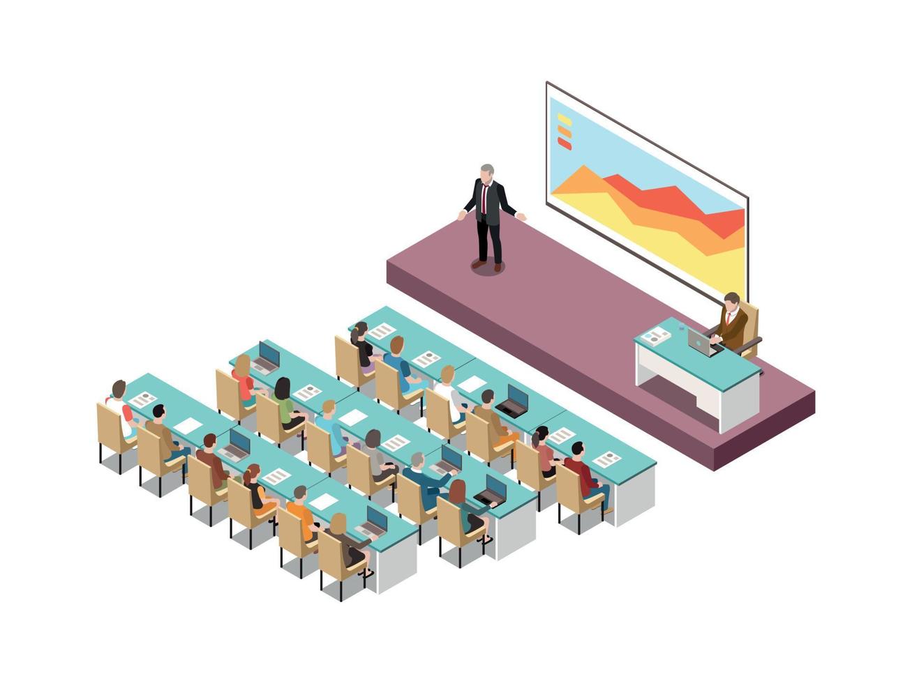 Conference With Tables Composition vector