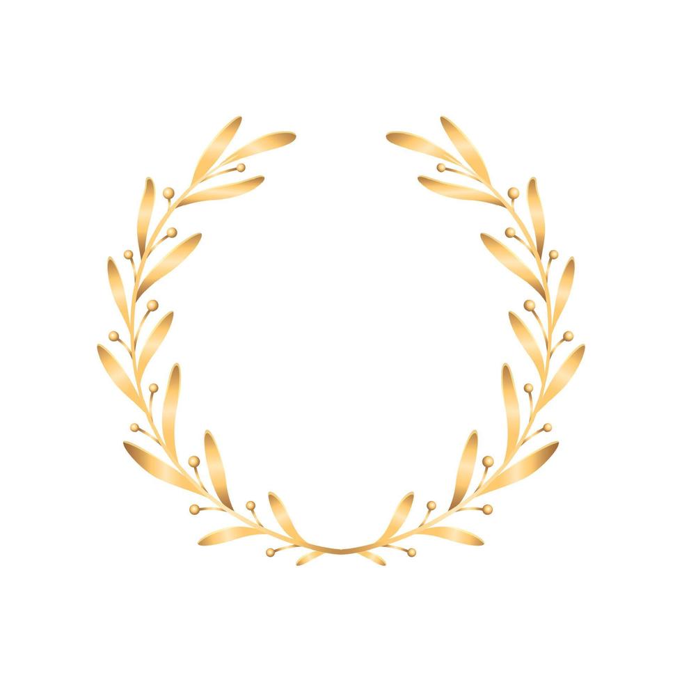 Tiny Laurel Wreath Composition 3627204 Vector Art at Vecteezy