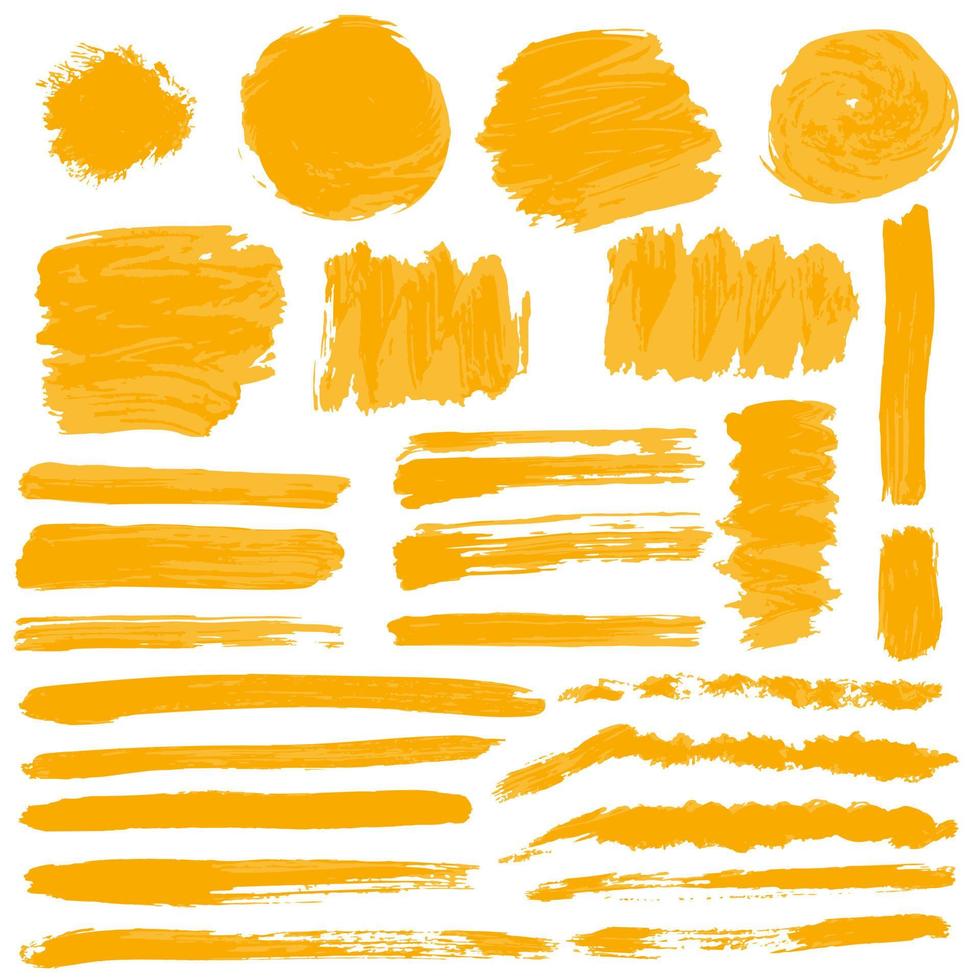 Dirty illustration, elements of decoration, boxes, frames vector
