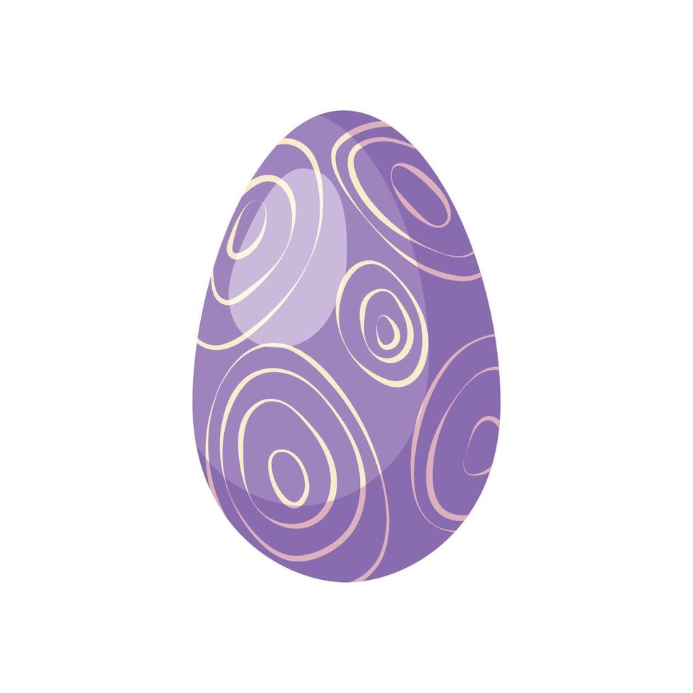 Floral Artwork Egg Composition vector