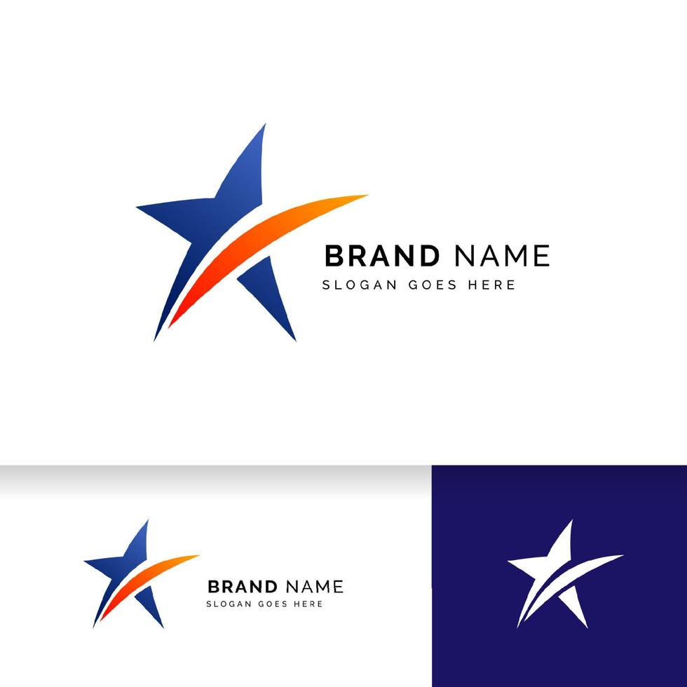 star logo design sign template. star vector icon