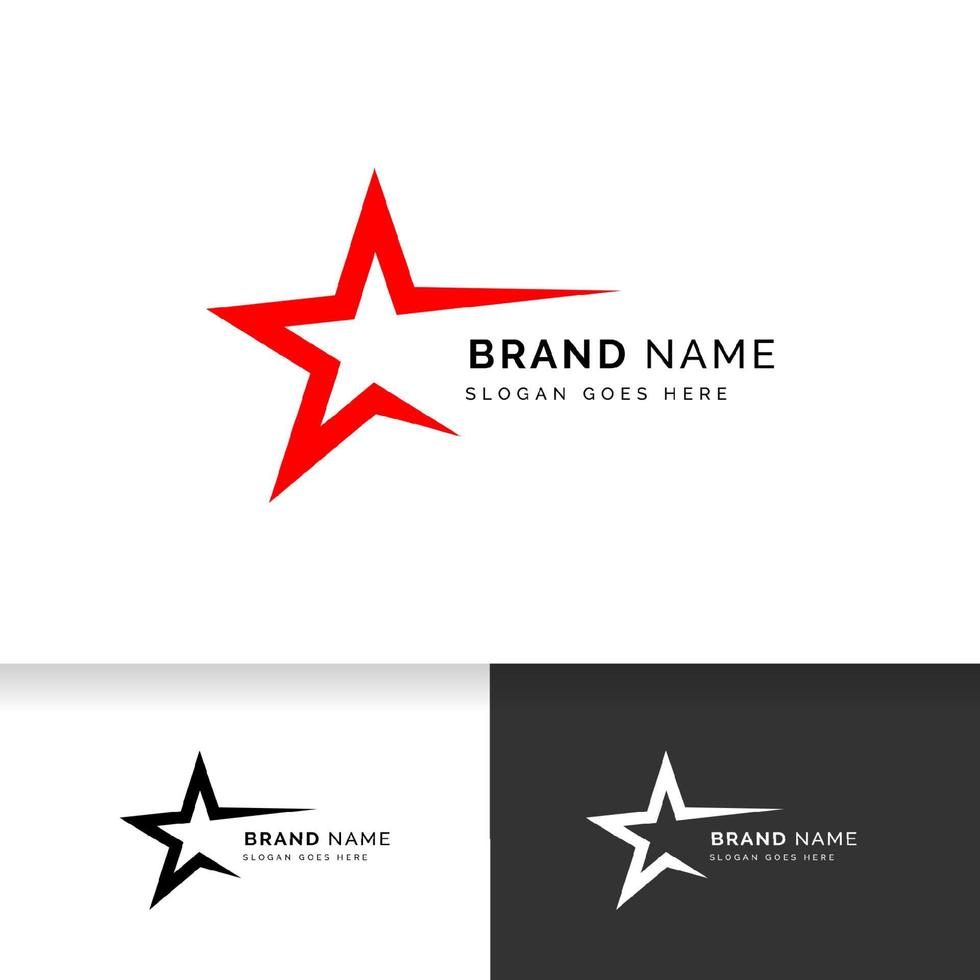 star logo design template. star vector icon