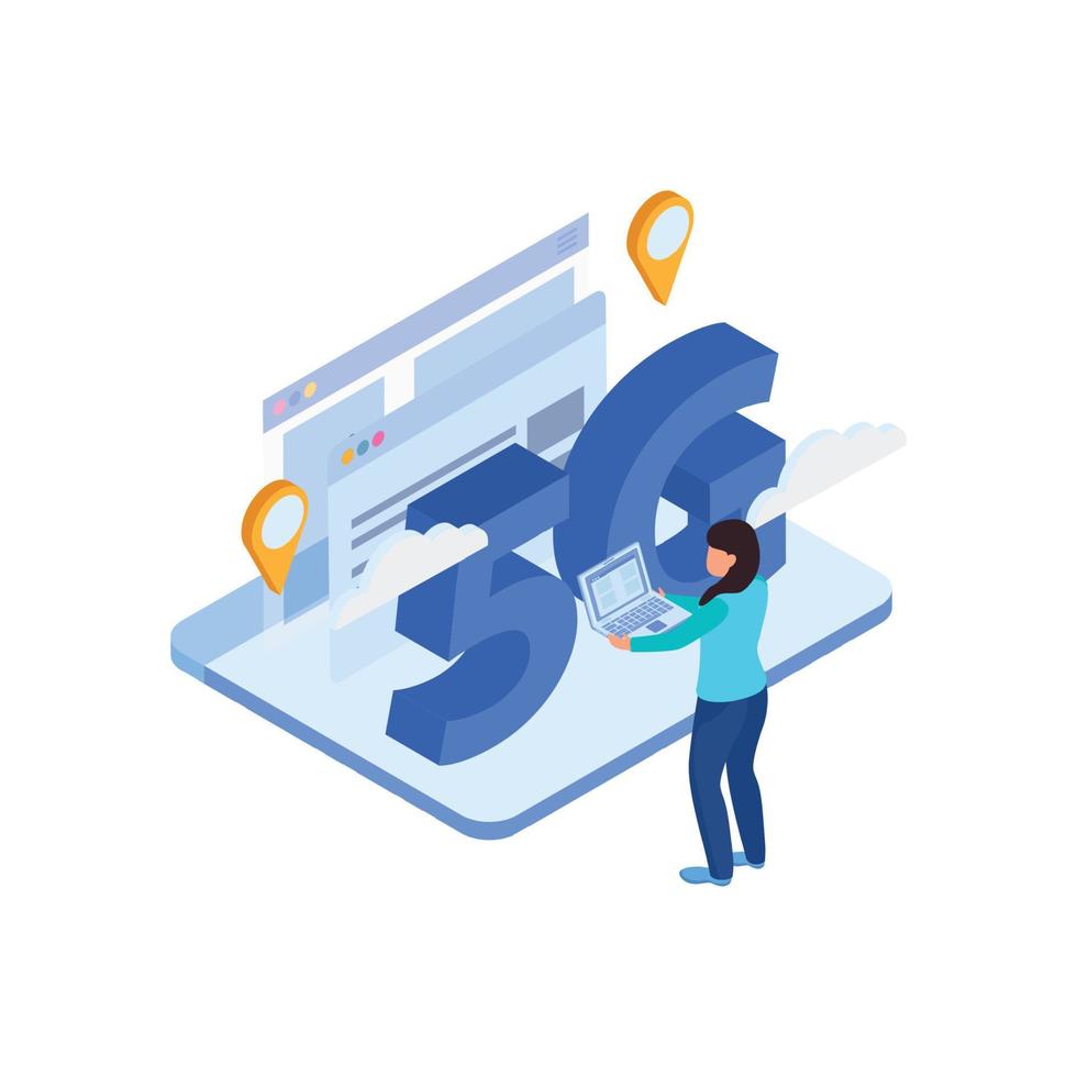 5G Window Communications Composition vector