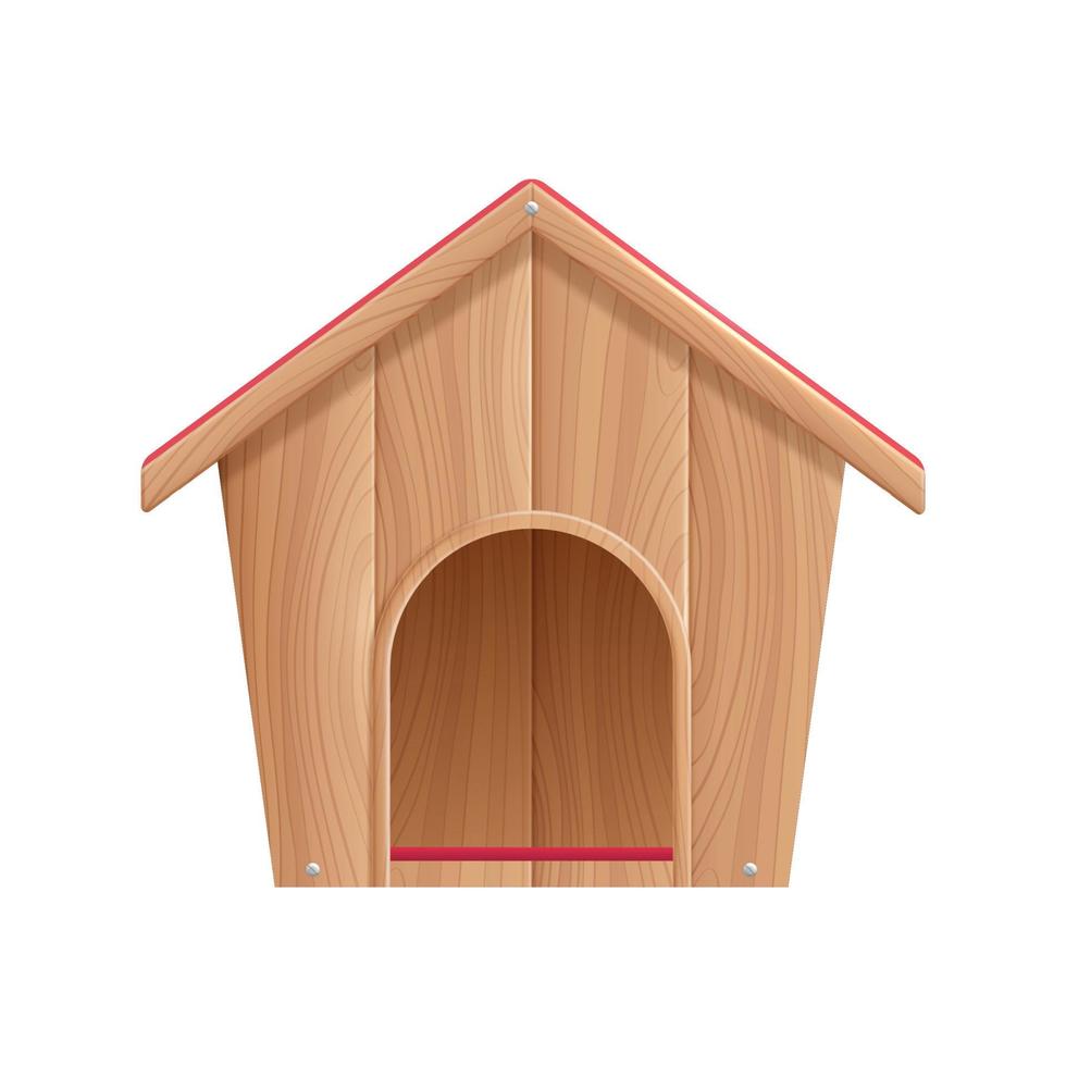 Dog House Realistic Composition vector