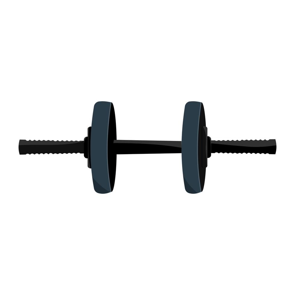 Dumbbells isolated on a white background. Dumbbell vector icon.
