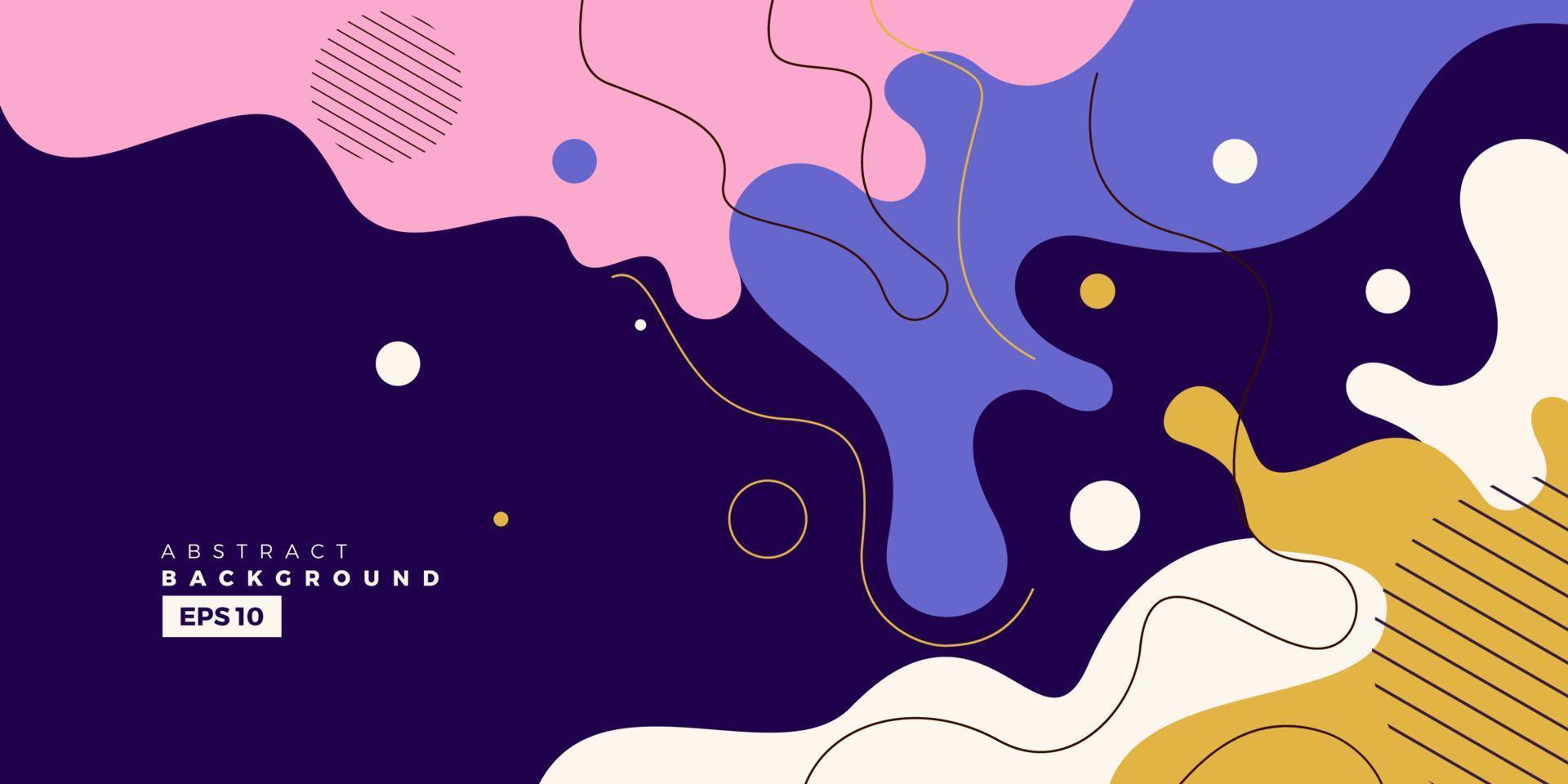 Wave background with modern colors. Abstract design elements and dynamic shapes. Vector illustration for banners, flyers and website.