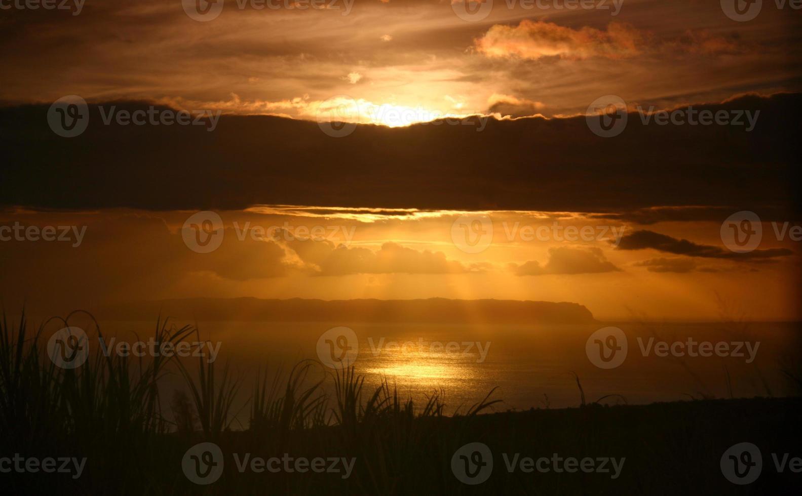 God Light Through the Clouds photo