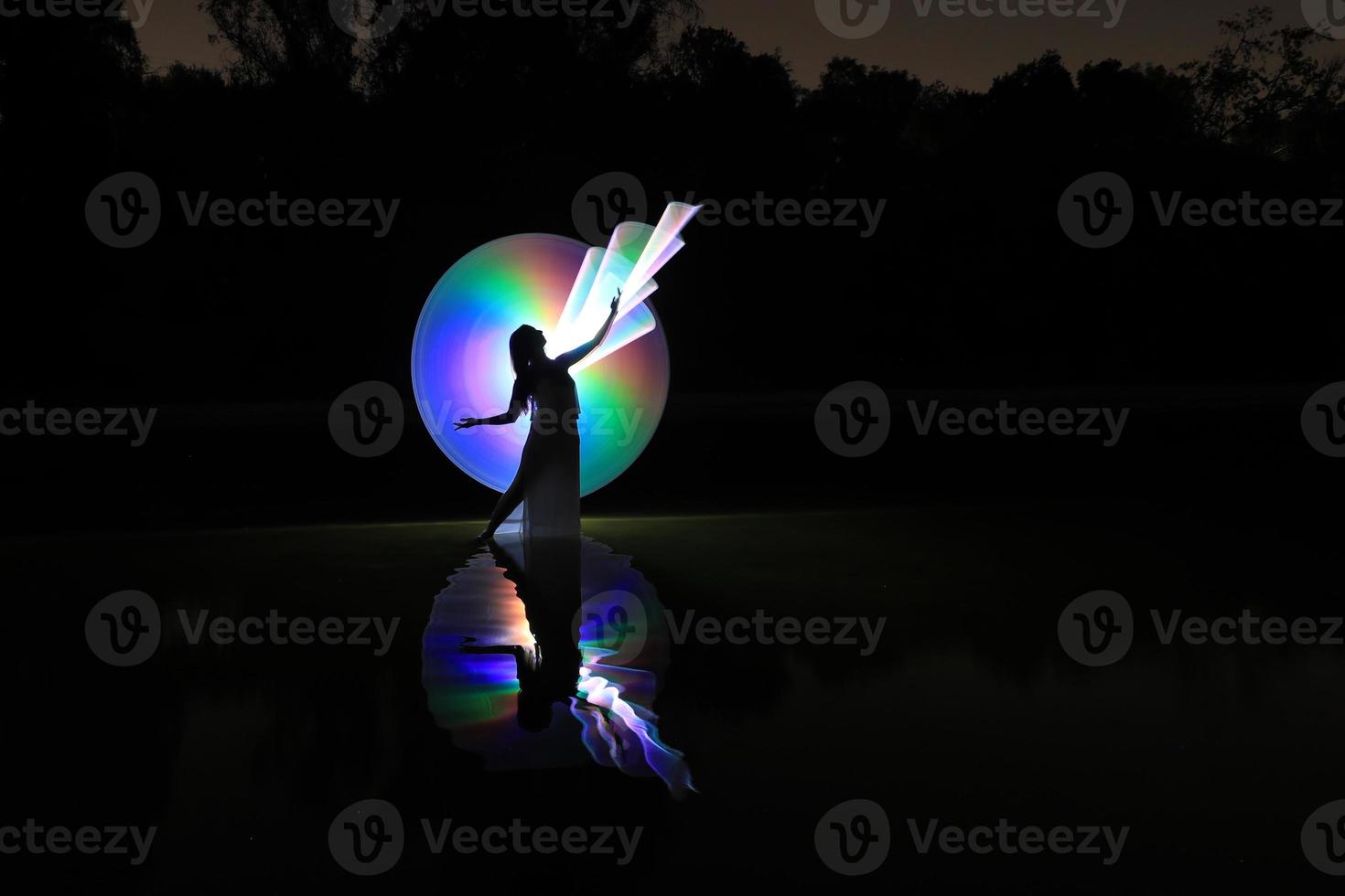 Light Painting With Color and Tube Lighting photo