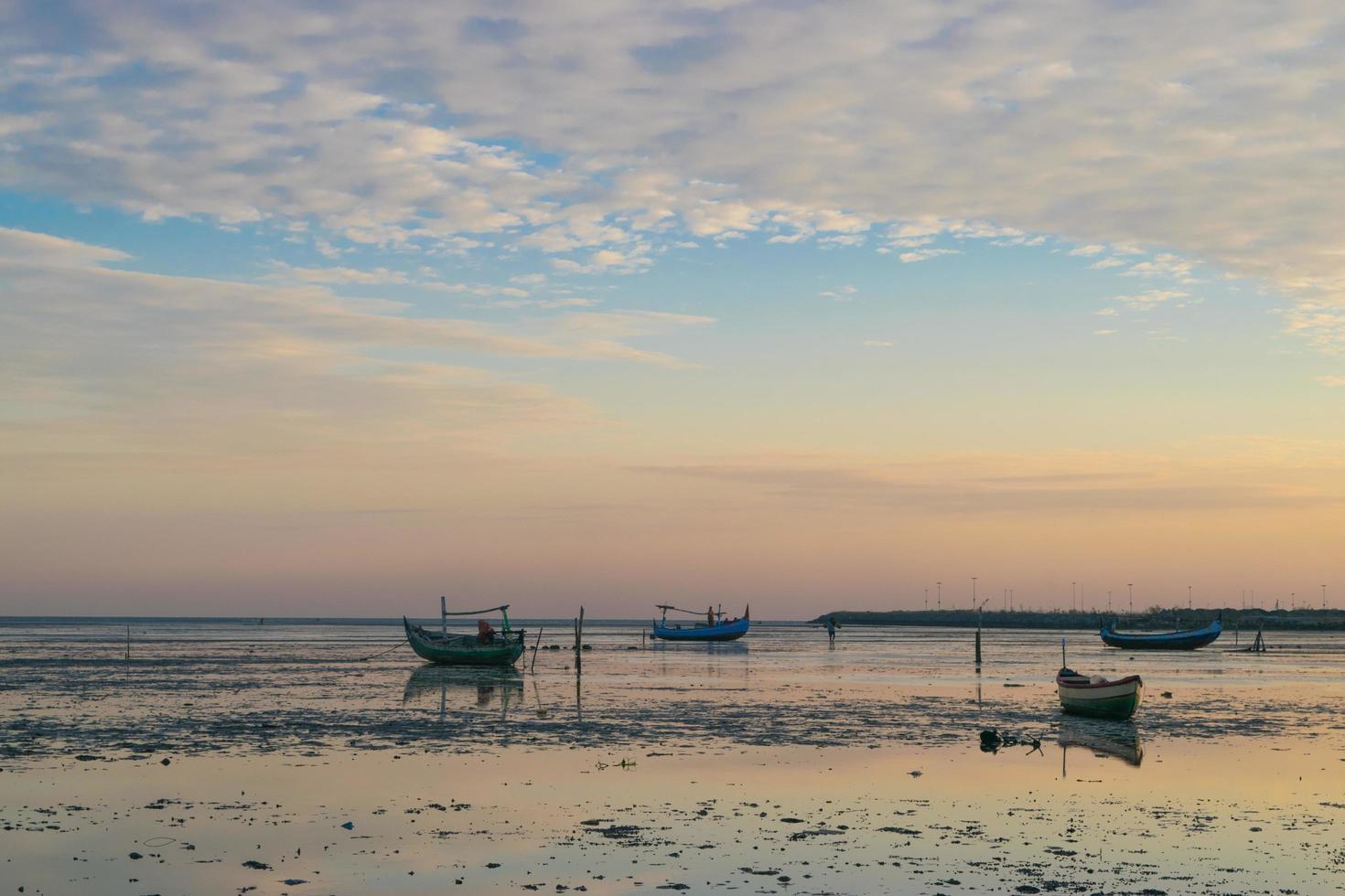 Summer,Morning view on a beautiful beach photo