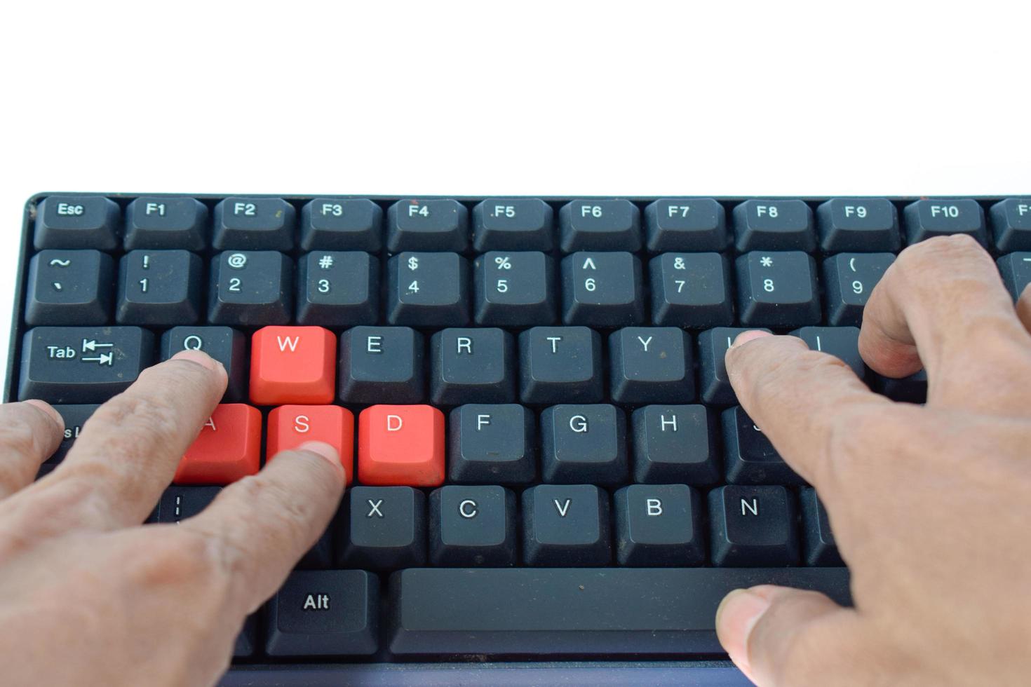 Computer or PC keyboard for typing photo