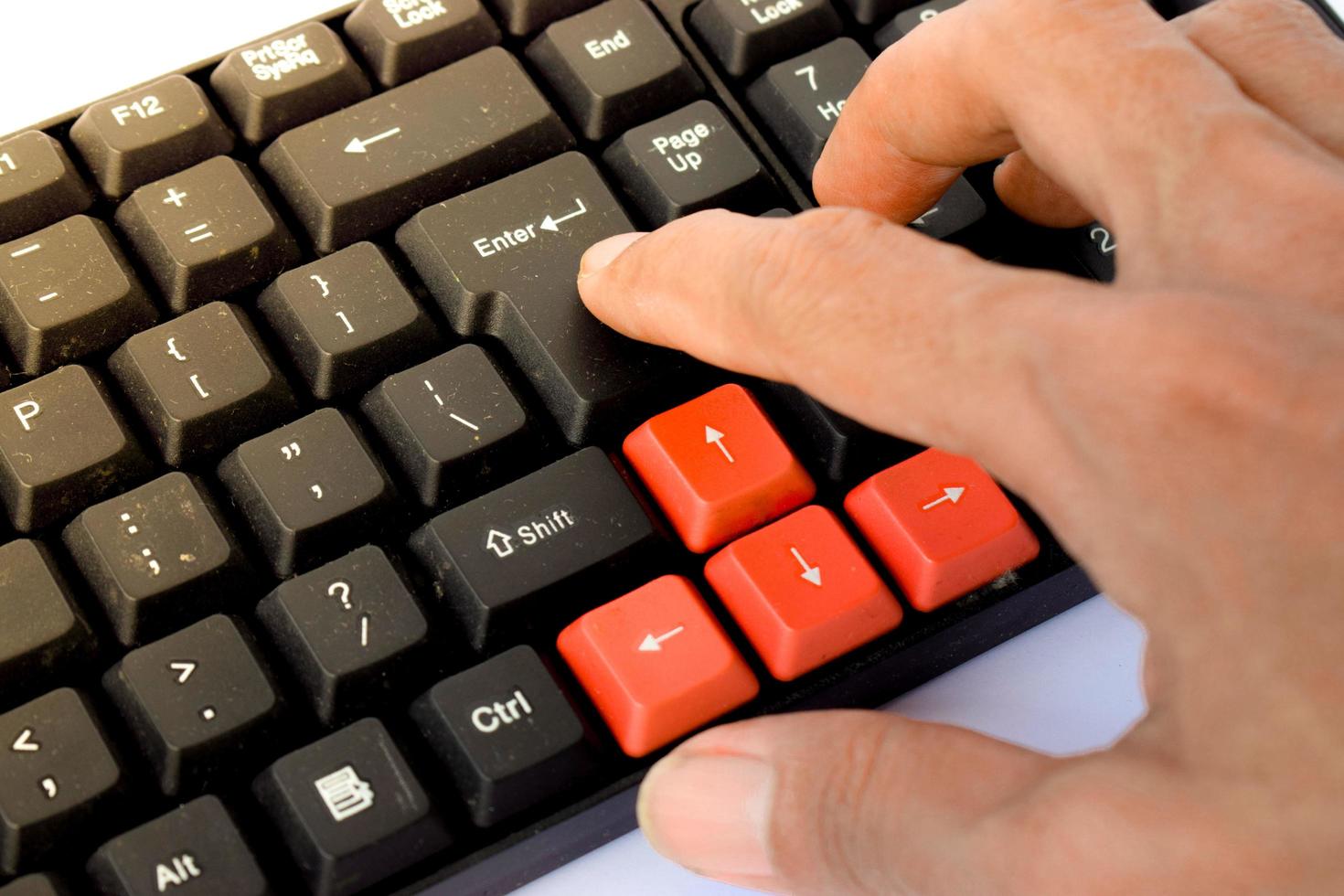 Computer or PC keyboard for typing photo