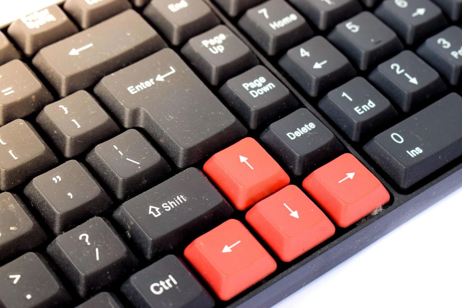 Computer or PC keyboard for typing photo