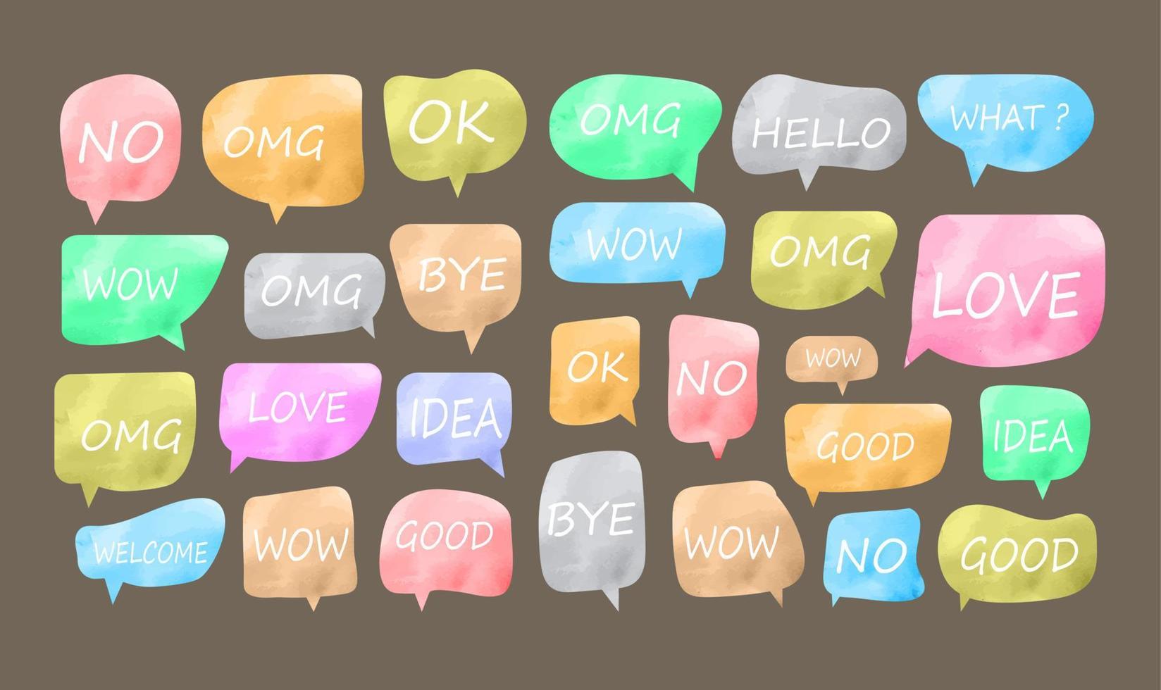 speech bubble cut paper design template. Vector illustration for your business