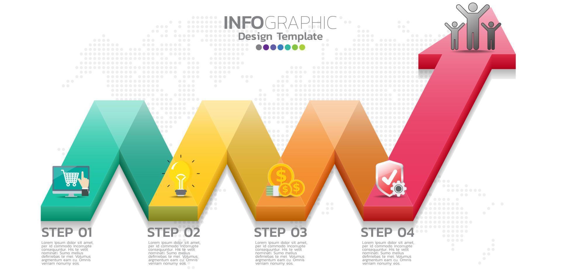 Business data visualization. Process chart. 3638365 Vector Art at Vecteezy