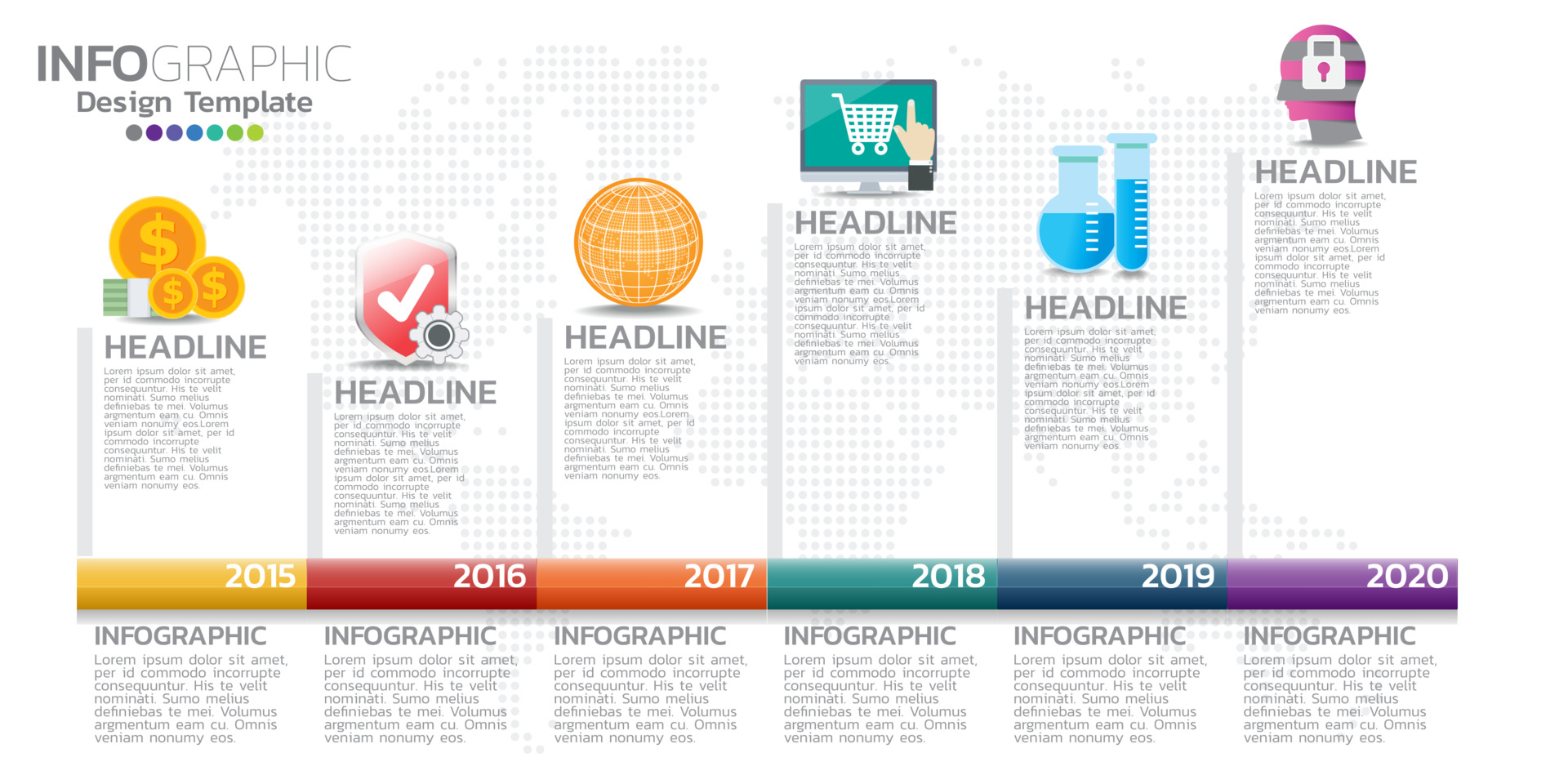 Business data visualization. Process chart. 3638379 Vector Art at Vecteezy