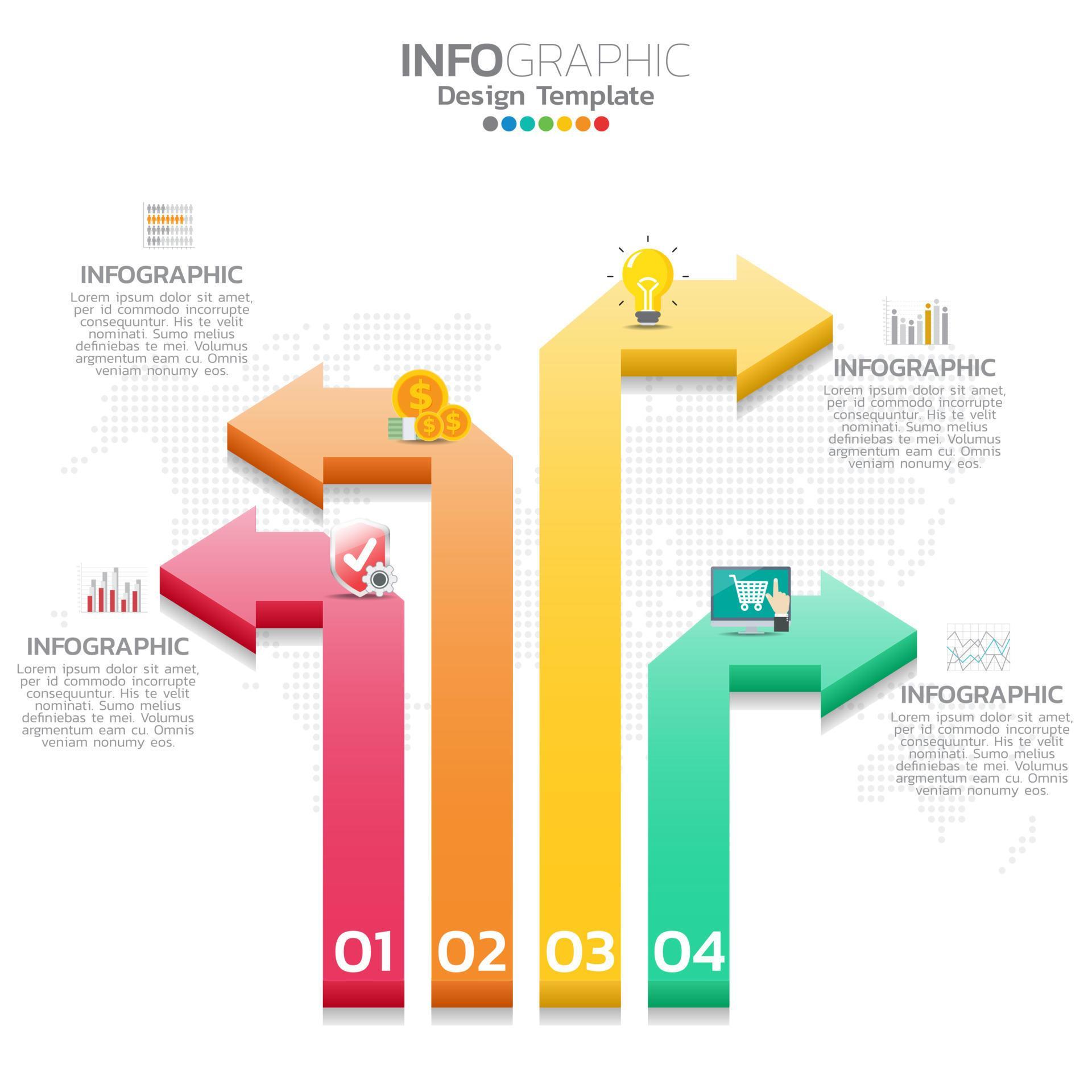 Business data visualization. Process chart. 3638380 Vector Art at Vecteezy